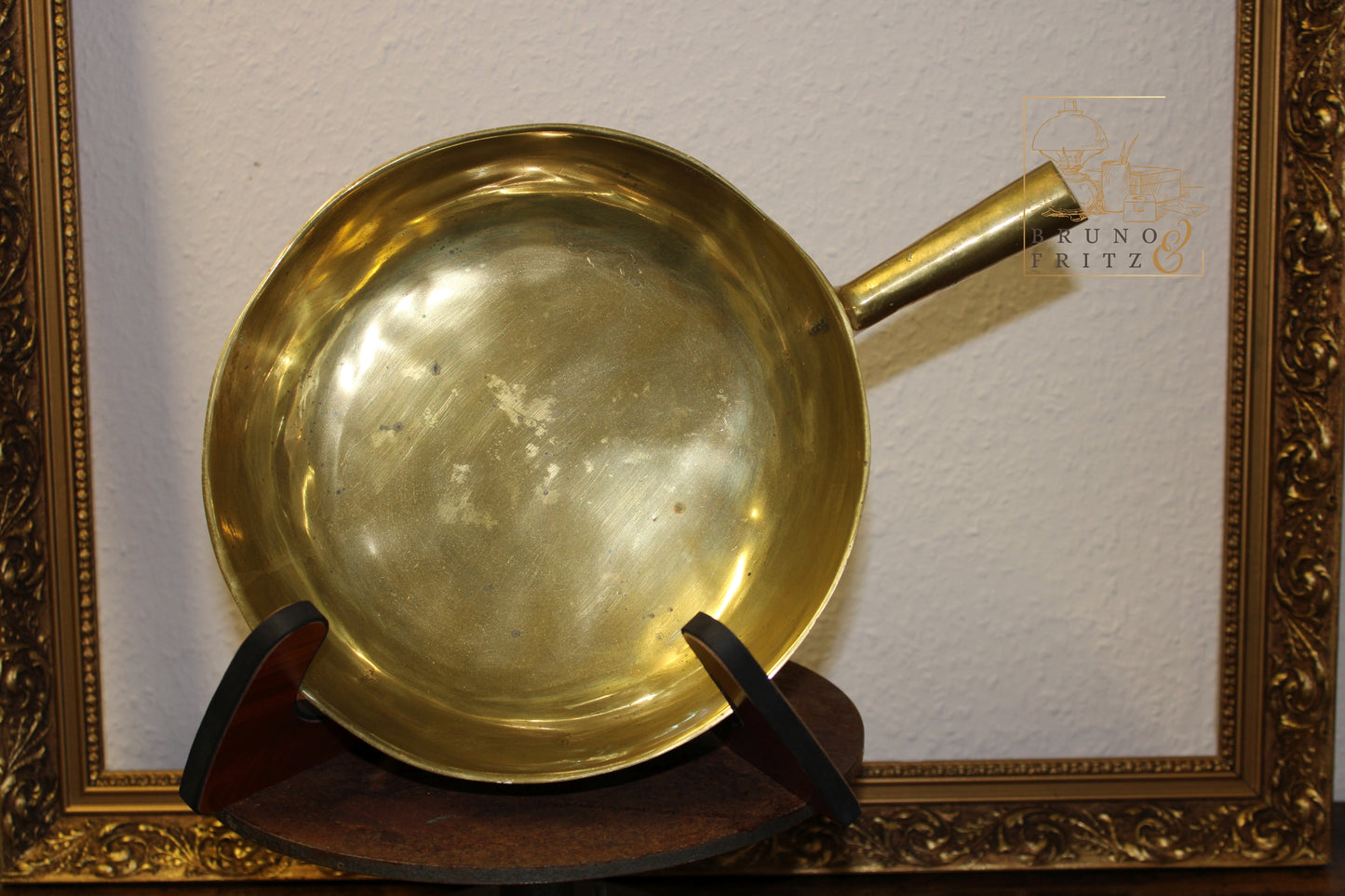 Messing-Schale aus den 1930ern, Dänemark, gestempelt mit NC Nielsen