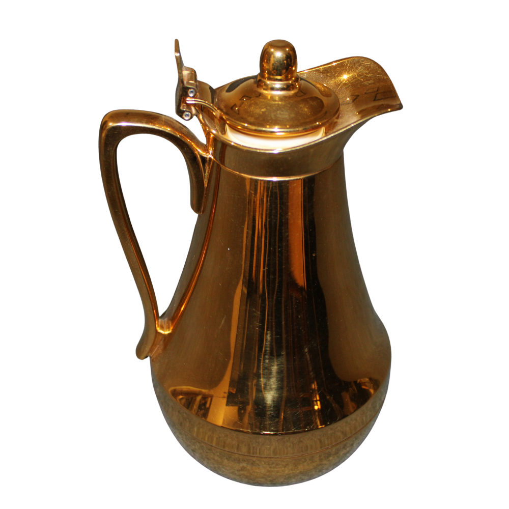ALFI Saphir – Echte Vergoldung | 1 Liter Thermoskanne | Vintage-Rarität