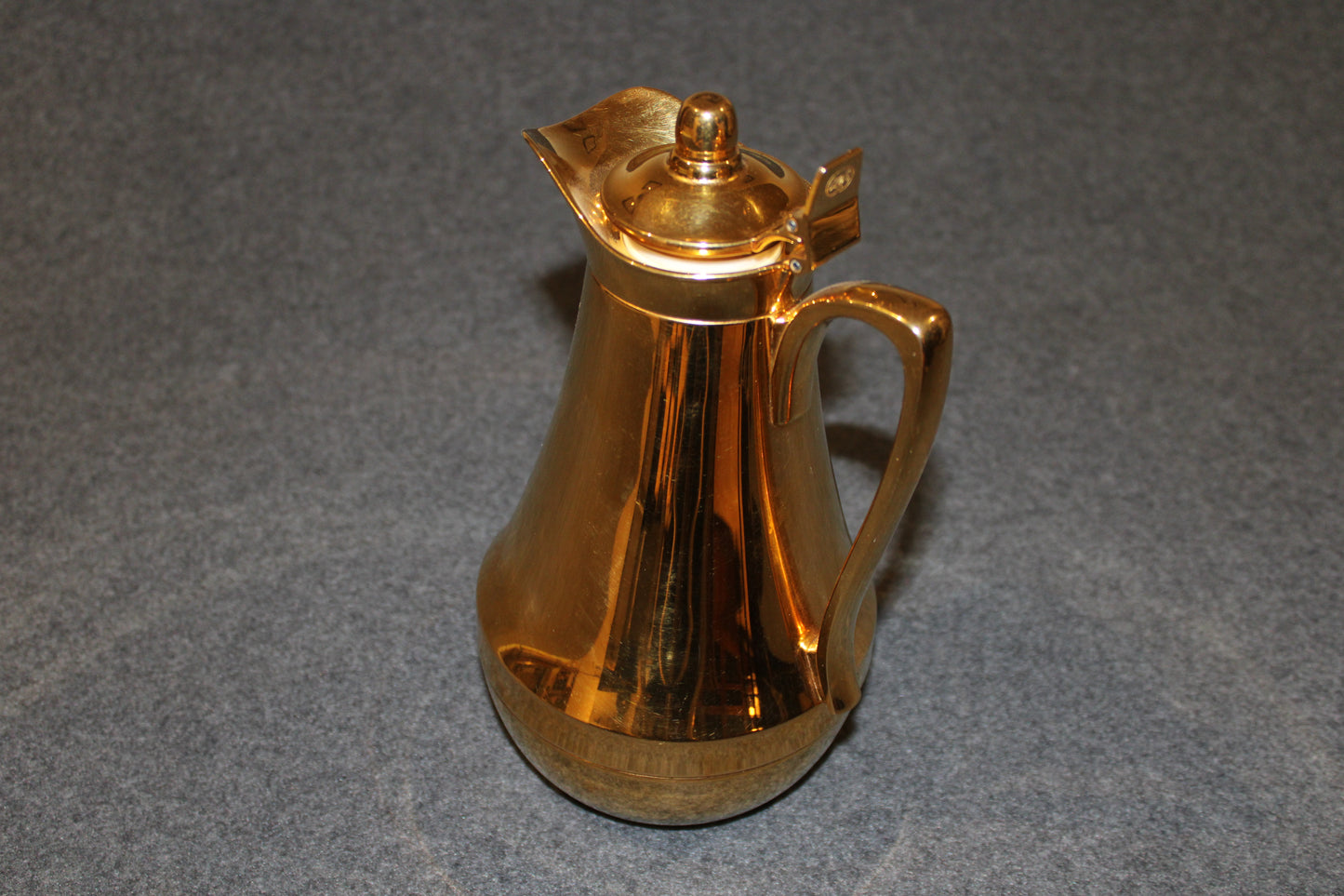 ALFI Saphir – Echte Vergoldung | 1 Liter Thermoskanne | Vintage-Rarität