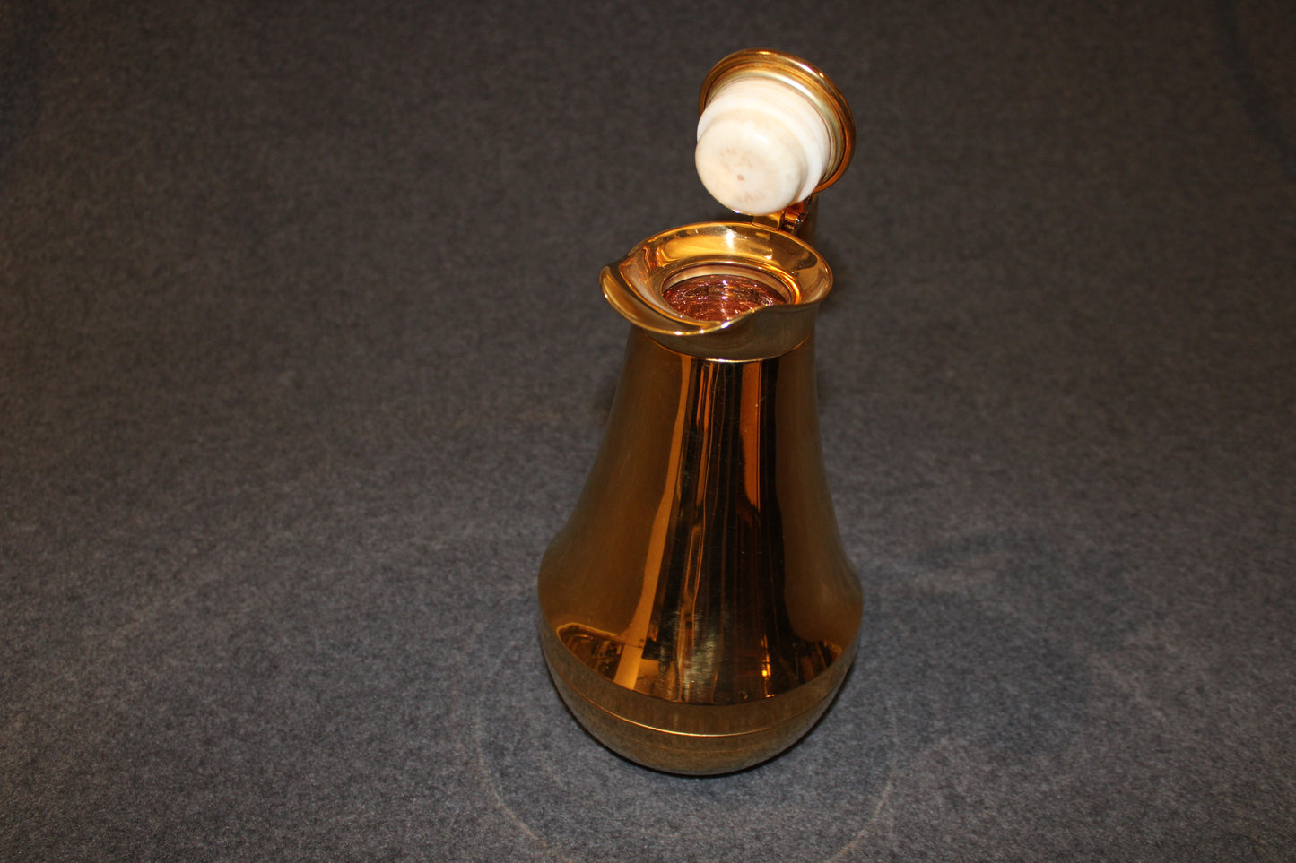 ALFI Saphir – Echte Vergoldung | 1 Liter Thermoskanne | Vintage-Rarität