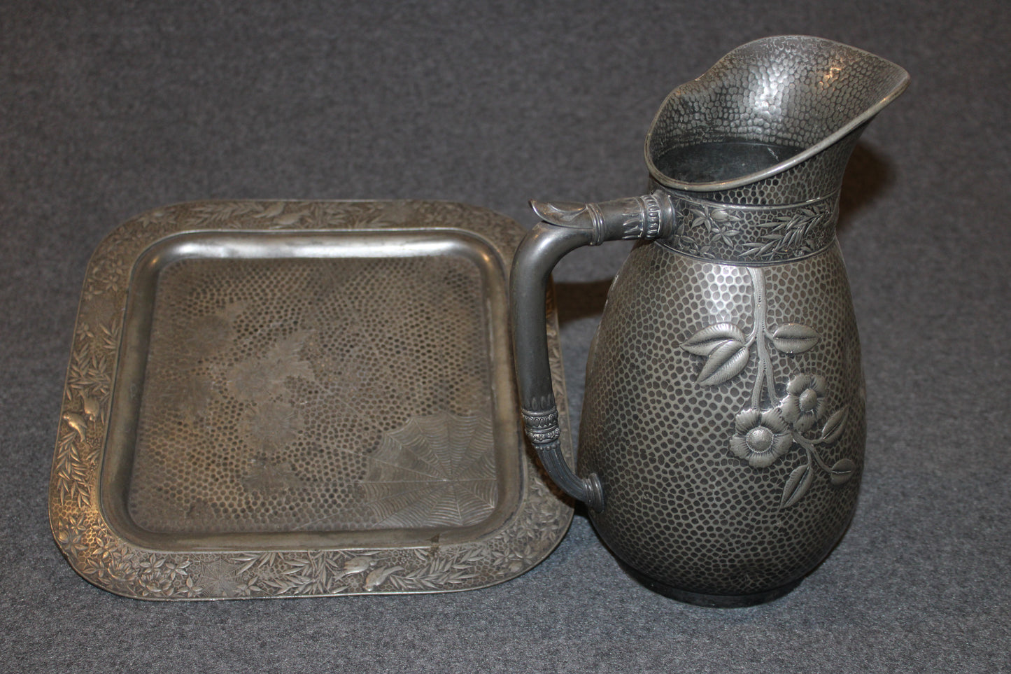 ROGERS, SMITH & CO. – Silver-Plated Water Pitcher Set | Meriden Original