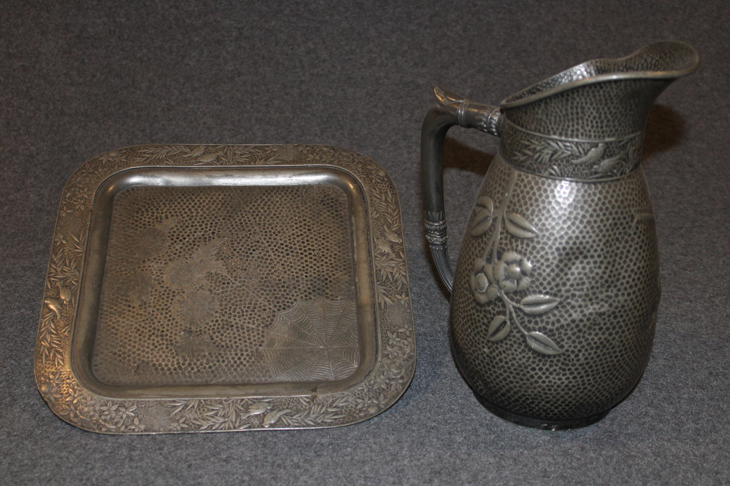 ROGERS, SMITH & CO. – Silver-Plated Water Pitcher Set | Meriden Original