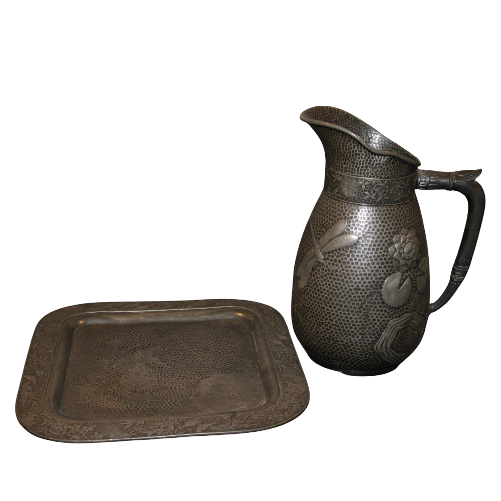 ROGERS, SMITH & CO. – Silver-Plated Water Pitcher Set | Meriden Original